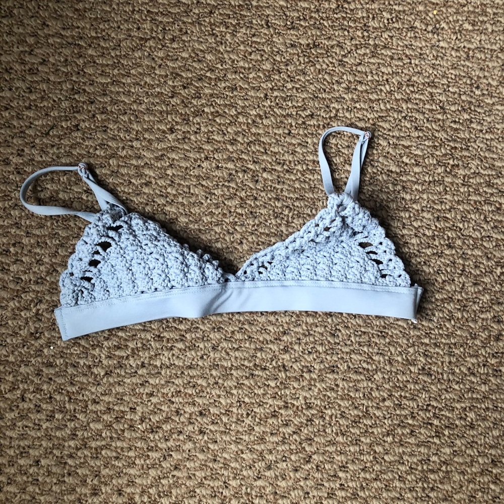 Frankie’s Bikinis Crochet Bikini Top